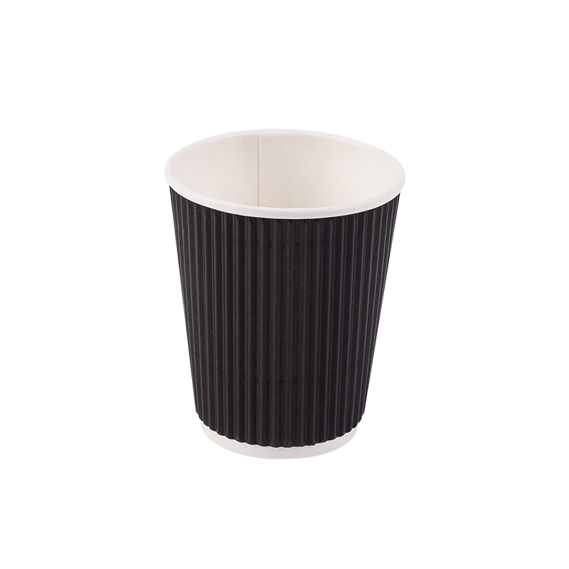 8 oz eldobható, biológiailag lebomló hullámpapír poharak