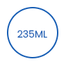 235 ml-es eldobható biológiailag lebomló papírlevestál icon