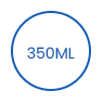 350 ml-es eldobható biológiailag lebomló papírlevestál icon