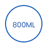 800 ml-es eldobható biológiailag lebomló papírlevestál icon