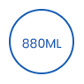 880 ml-es eldobható, biológiailag lebomló négyszögletes papírtál icon